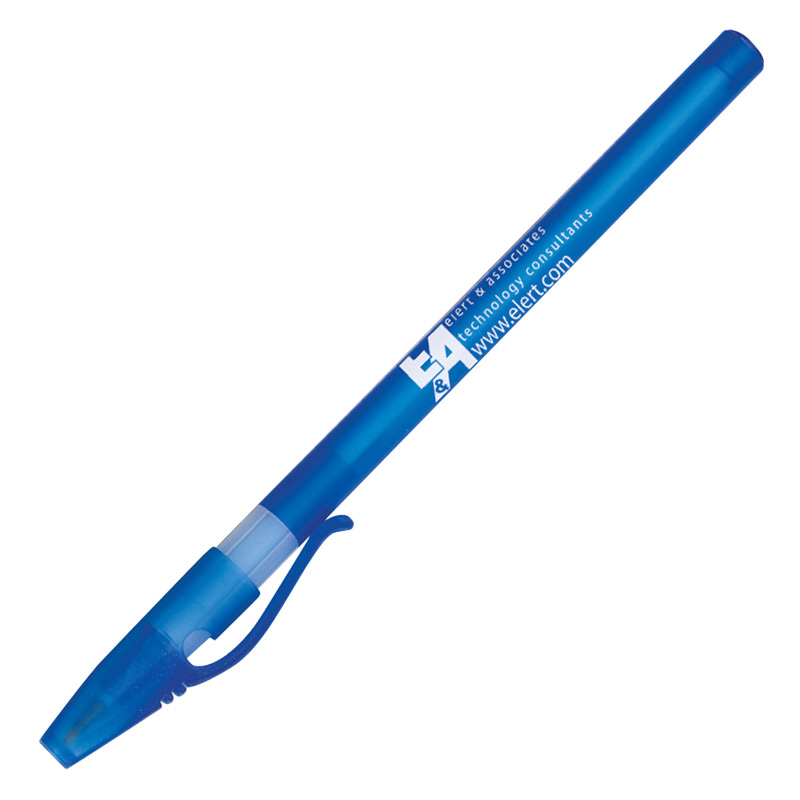 The Grip Stick Pen w/ Frosted Colored Barrel