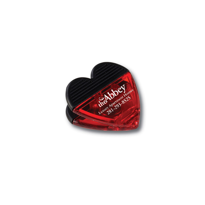 Heart Shaped Clip w/Magnet