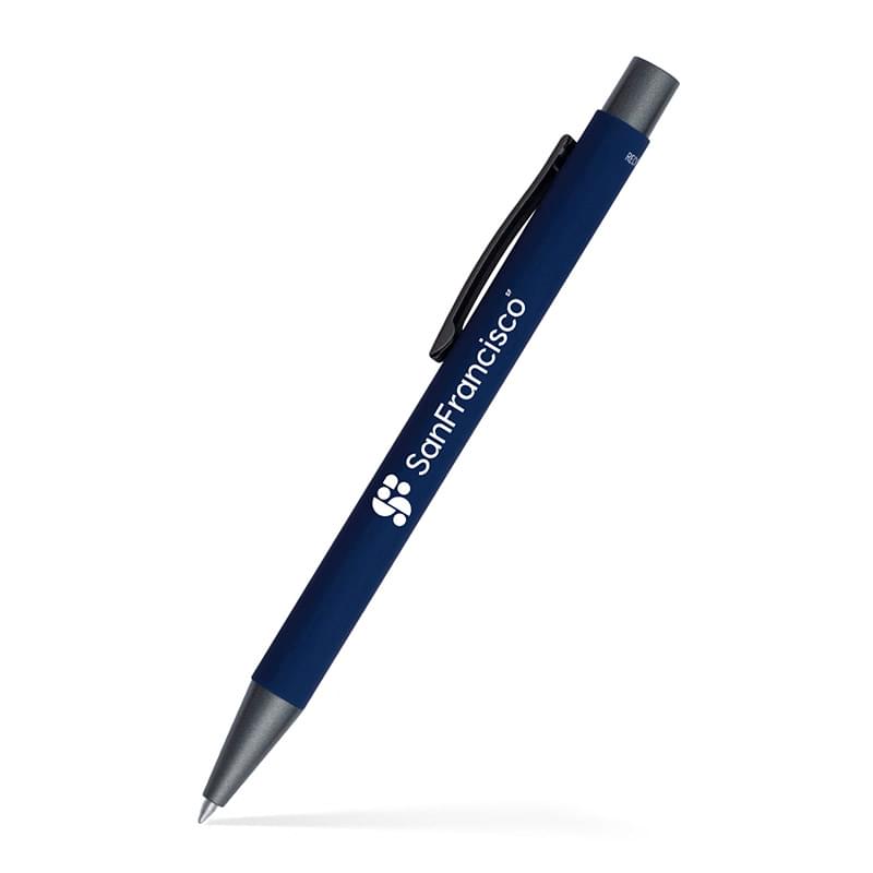 Fleetwood Satin Soft Touch Gel Click Pen (Recycled Aluminum)
