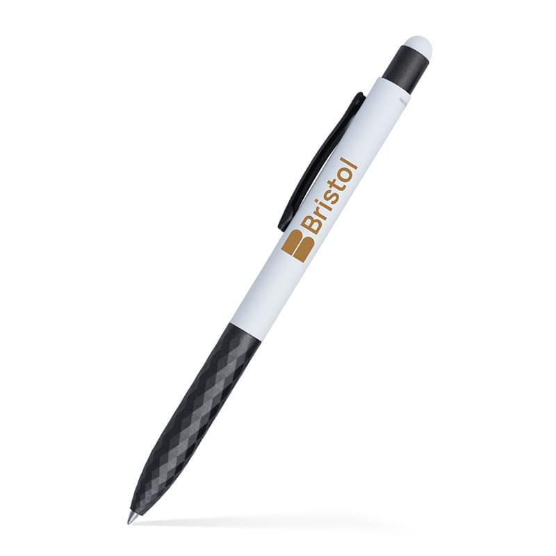 Fleetwood Stylus Satin Soft Touch Gel Click Pen (Recycled Aluminum)