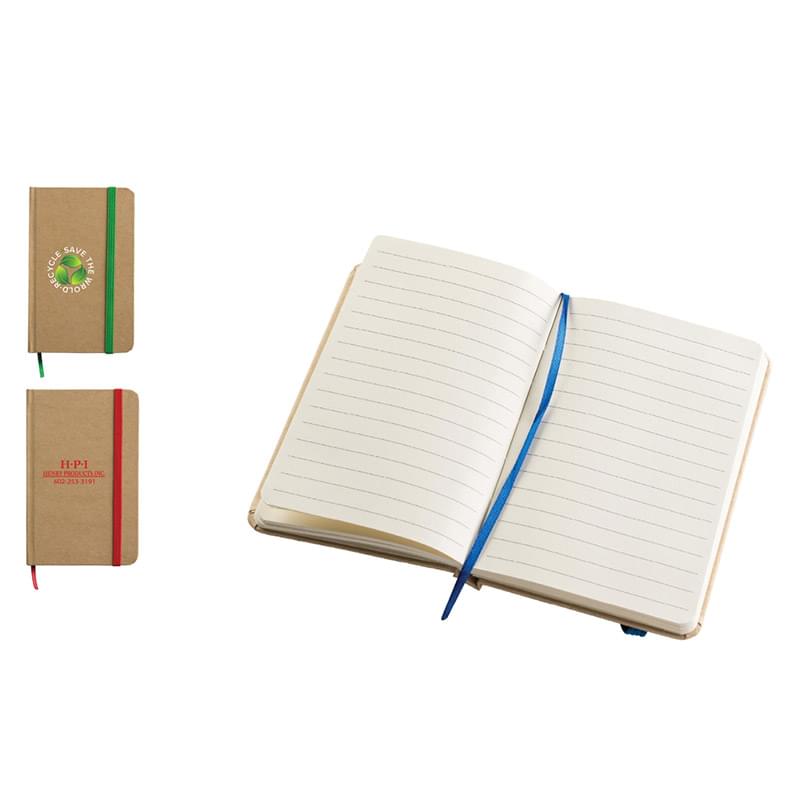 Ultra Notes Cardboard Colored Paper w/ 80 Sheet Spiral Notepad