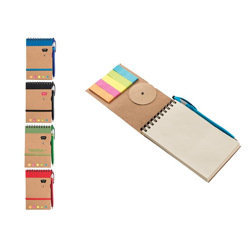 Ultra Notes Grained Cardboard Cover Spiral Bound Journal