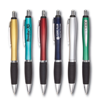 El Gripper Retractable Pen w/ Silver Accent