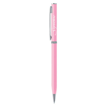 The Metal Collection Brass Twist Action Pen w/ Chrome Trim