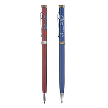 The Metal Collection Twist Action Pen w/Metallic Color Barrel