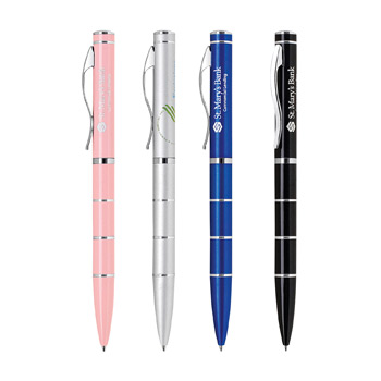 Twist Action Aluminum Constructed Ballpoint Pen