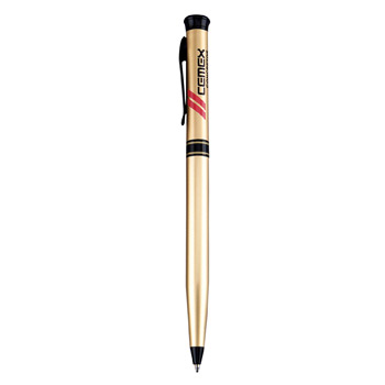 Metal Collection Twist Action Pen w/ Solid Brass Barrel